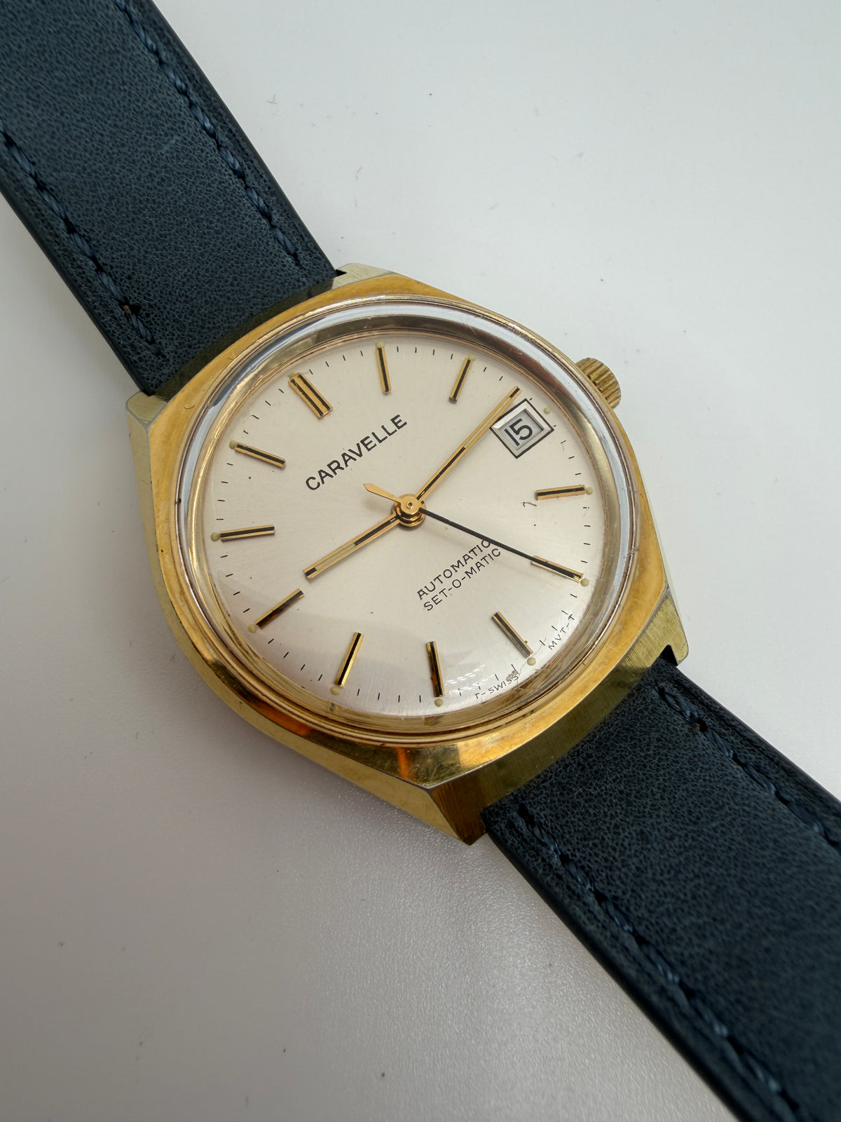 Caravelle Set-O-Matic Automatic Wristwatch