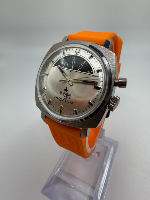 Buren Minstop Parking Meter Vintage Watch