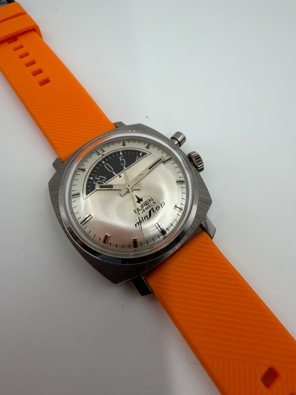 Buren Minstop Parking Meter Vintage Watch