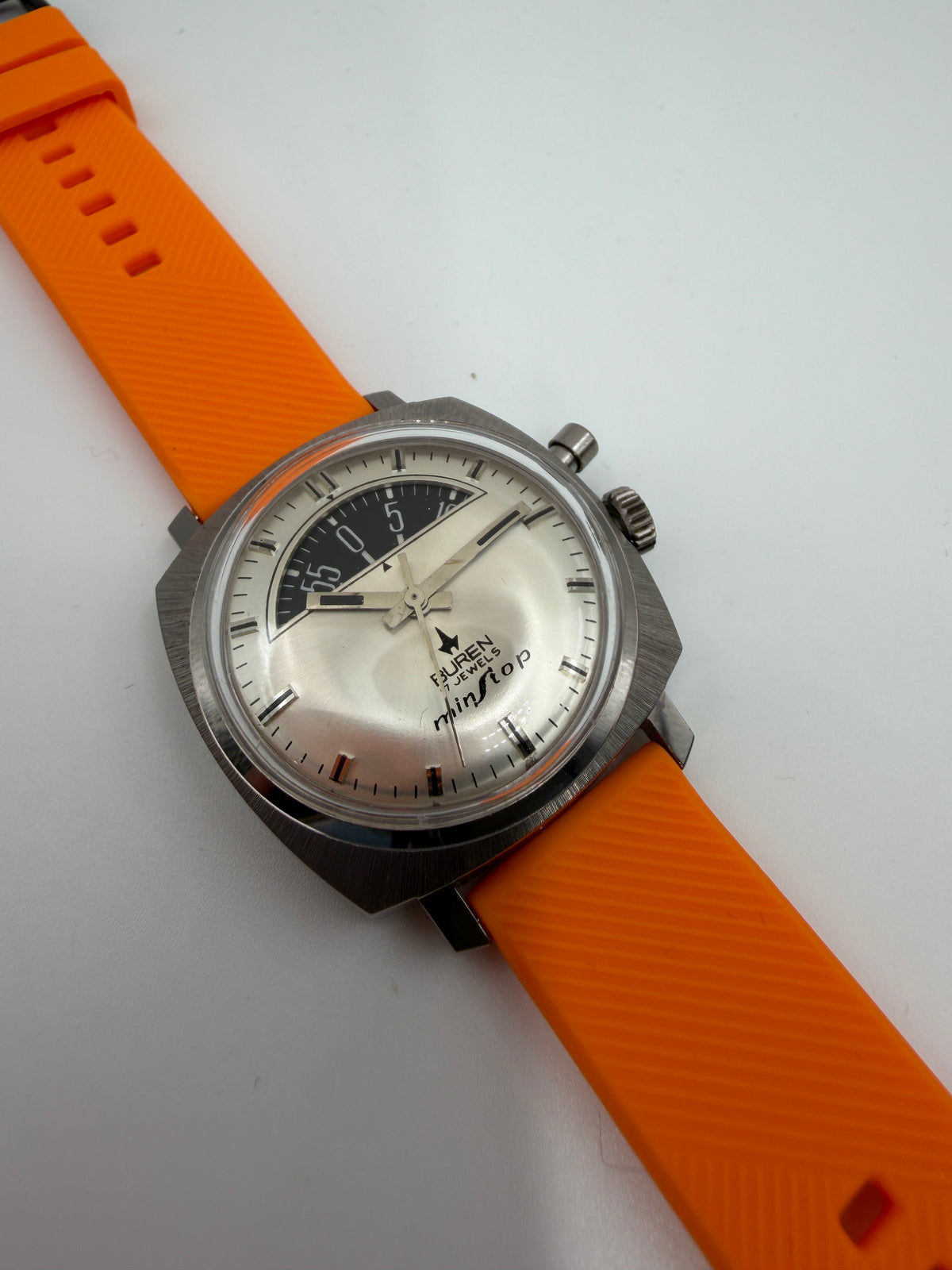 Buren Minstop Parking Meter Vintage Watch